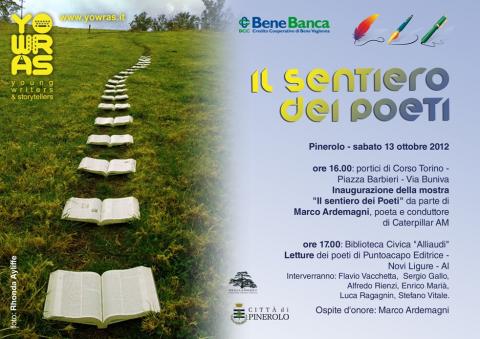 Inaugurazione della mostra "Il sentiero dei Poeti" 13-10-2012 Pinerolo